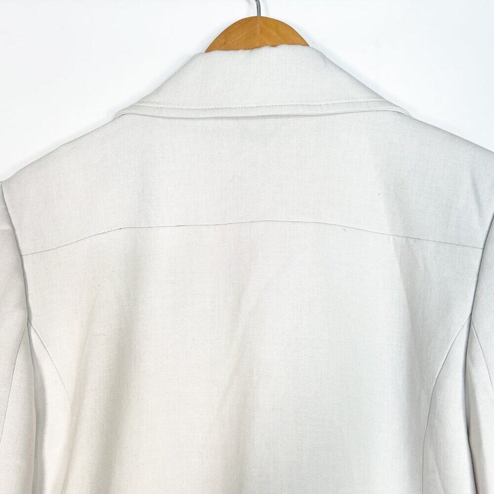 Halogen Cream & Grey Striped Jacket Coat - Picture 13 of 16